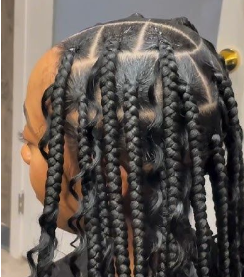 Large bohemian braids