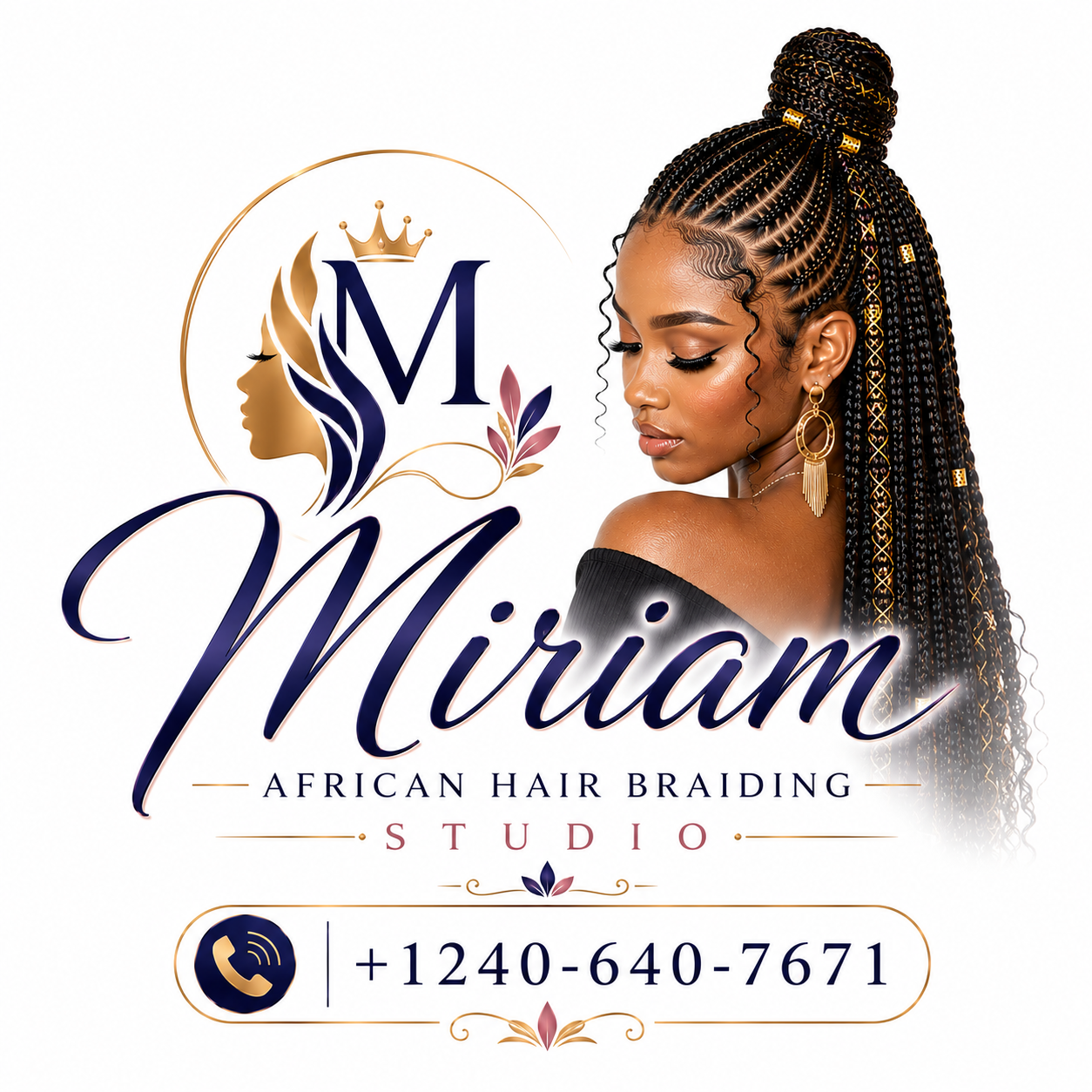 Miriam African Hair Braiding logo